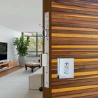 Fechadura Rolete 55mm Roseta Quadrada Cromado