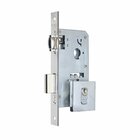 Fechadura Rolete 55mm Roseta Quadrada Cromado