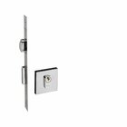 Fechadura Rolete 55mm Roseta Quadrada Cromado