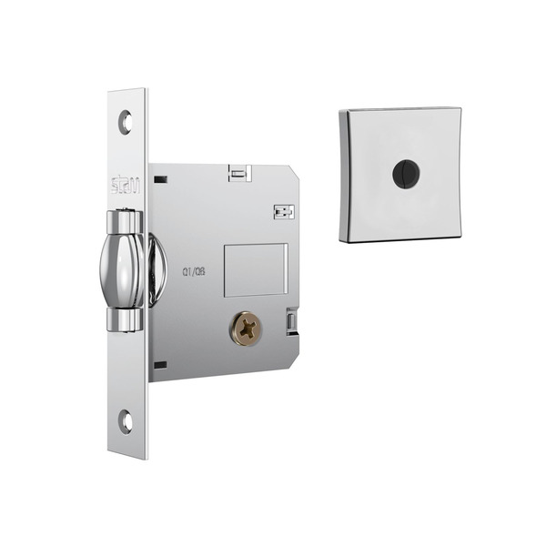 Fechadura Rolete Auxiliar 1005 Par Tetra Chave Roseta Quadrad