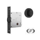 Fechadura Rolete Banheiro 1025 Preta Stam