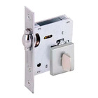 Fechadura Rolete Para Banheiro 45mm Roseta Cromada 4150/45/09