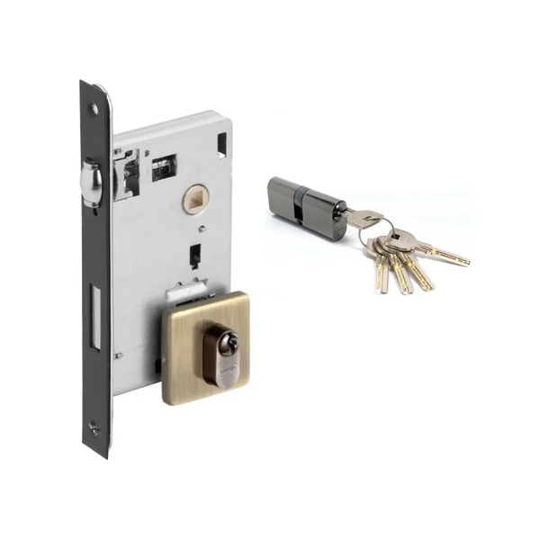 Fechadura Rolete Pivotante Imab 4700 Antique Multiponto 55mm