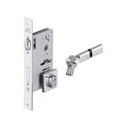 Fechadura Rolete Pivotante Imab 4700 Cilindro 125 Mm Cromada