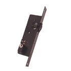 Fechadura Rolete Pivotante Preto Porta Aluminio Ferro 3f 529r