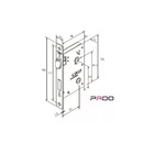 Fechadura Rolete Porta Banheiro Wc Pivotante Pado Corten Marr