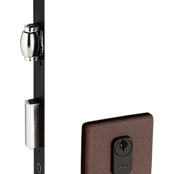 Fechadura Rolete Porta Pivotante Pado Corten Marrom 55mm 471