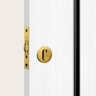 Fechadura Rolete Redondo 1005 Dourada Stam