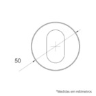 Fechadura Rolete Roseta 55mm Cromado Alianca