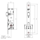 Fechadura Rolete Serralheiro 522 Cromada 3f