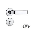 Fechadura Rubi Interna 40mm Roseta Redonda Cromada Uniao Mund