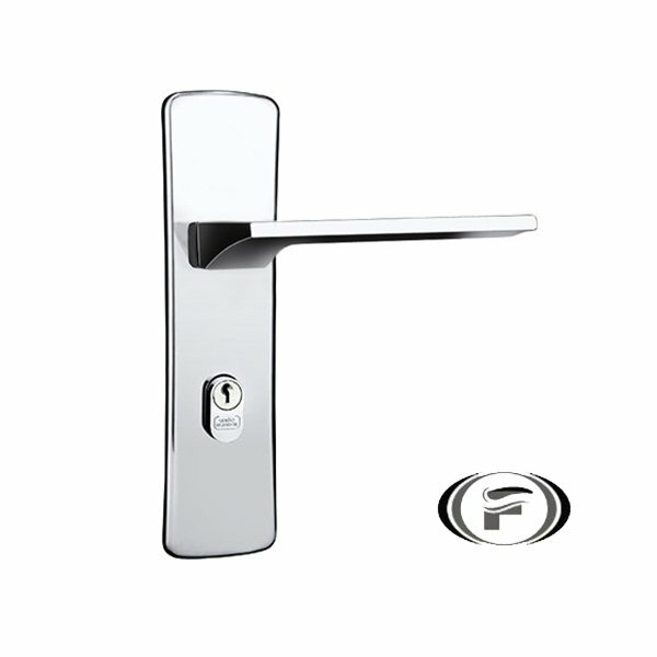 Fechadura Safira 55mm Externa Espelho Cromada Uniao Mundial U