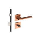 Fechadura Sara Cobre Escovado Para Banheiro