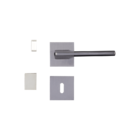 Fechadura Sara Grafite Escovado Interna