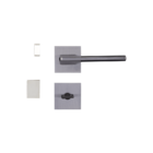 Fechadura Sara Grafite Escovado Para Banheiro