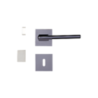 Fechadura Sara Grafite Polido Interna