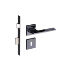 Fechadura Sara Grafite Polido Interna