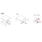 Fechadura Segredo Unico Para Gaveta Com Batente 17 X 22mm