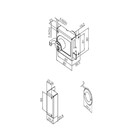 Fechadura Sobrepor Concept Preto