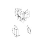 Fechadura Sobrepor Em Inox Escovado