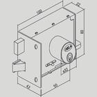 Fechadura Sobrepor Hela Para Portao Ref: 2008