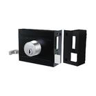 Fechadura Sobrepor Jena 701/100 Preto Fosco Espelho Inox - St