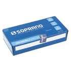 Fechadura Soprano para Porta de Entrada Cromado 40mm Chave Simples Icaro