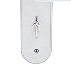 Fechadura Soprano para Porta do Banheiro Cromado 40mm Chave Simples Paliway