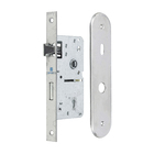 Fechadura Soprano para Porta Interna Cromado 40mm Chave Simples Paliway