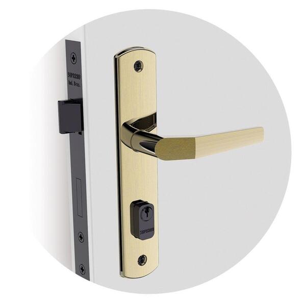 Fechadura Soprano Popline Reta Interna Oxidado Esp26 40 X 53