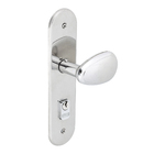 Fechadura Soprano para Porta de Entrada Cromado 40mm Chave Simples Bora Golf
