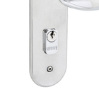 Fechadura Soprano para Porta de Entrada Cromado 40mm Chave Simples Bora Golf