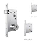 Fechadura Stam 1600/09 Externa Kit 3x1 Tetra 55mm Espelho Inox