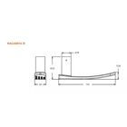 Fechadura Stam 1810/37 Interna 40mm Espelho Preto Fosco