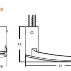 Fechadura Stam 501/33 Perfil Estreito Cromada 26,5mm 502/33