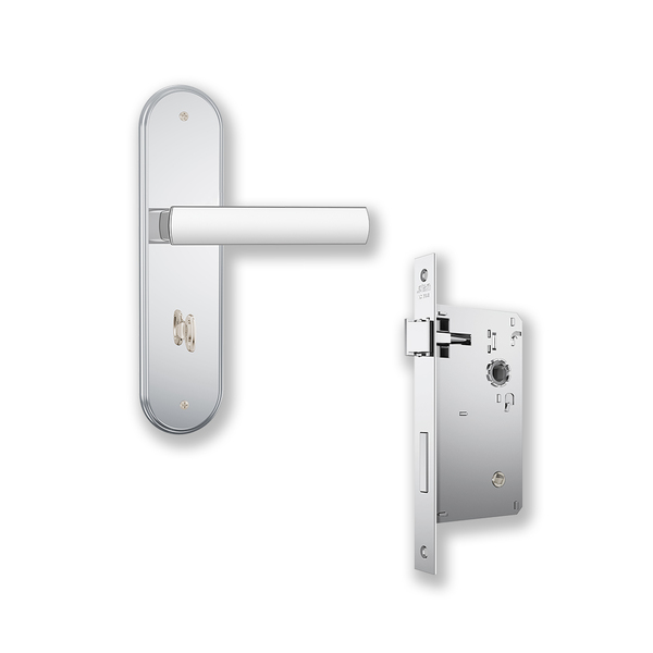 Fechadura Stam 55mm Cromada 1600/35 - Banheiro