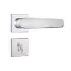 Fechadura Stam 823/09 Roseta Quadrada Banheiro Inox