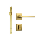 Fechadura Stam Classic 3000 Antares Ros. Quadrada Dourado Ext