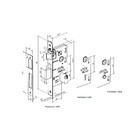 Fechadura Tess Imab Banheiro Wc Preta Preto Fosco Pp 40mm