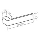 Fechadura Tess Imab Banheiro Wc Preta Preto Fosco Pp 40mm