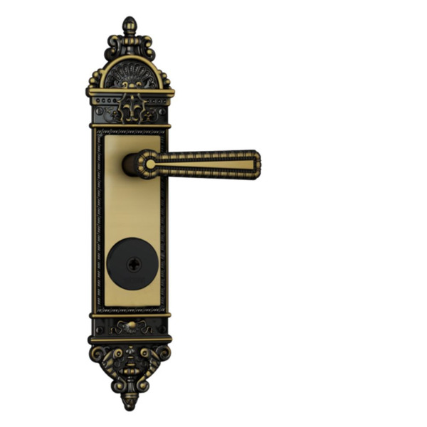 Fechadura Tetra Chave 1500/03 Espelho Colonial 55mm E-coat St