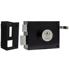 Fechadura Tetra De Portão Sobrepor 921 Silvana 50mm - Preto