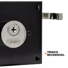 Fechadura Tetra De Portão Sobrepor 921 Silvana 50mm - Preto