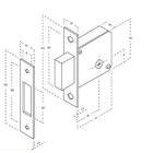 Fechadura Tetra Orion Anatomic 3x1 Bronze Latonado Alianca