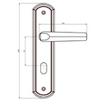 Fechadura Tetra Orion Anatomic 3x1 Bronze Latonado Alianca