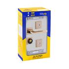 Fechadura Tetra Ultra Line 3x1 Roseta S40 Latonado Alianca