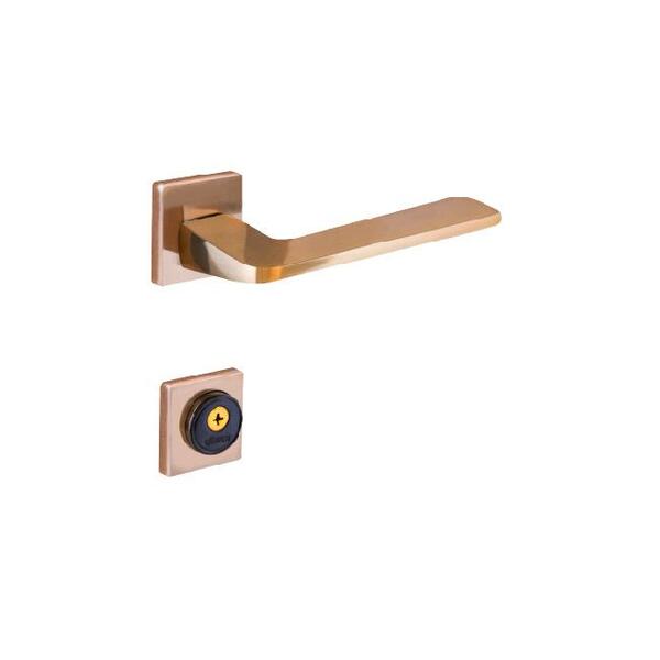 Fechadura Tetra Ultra Line Roseta 55mm Bronze Latonado Alianca