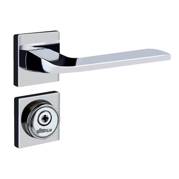 Fechadura Tetra Ultra Line Roseta S40 Cromado Alianca