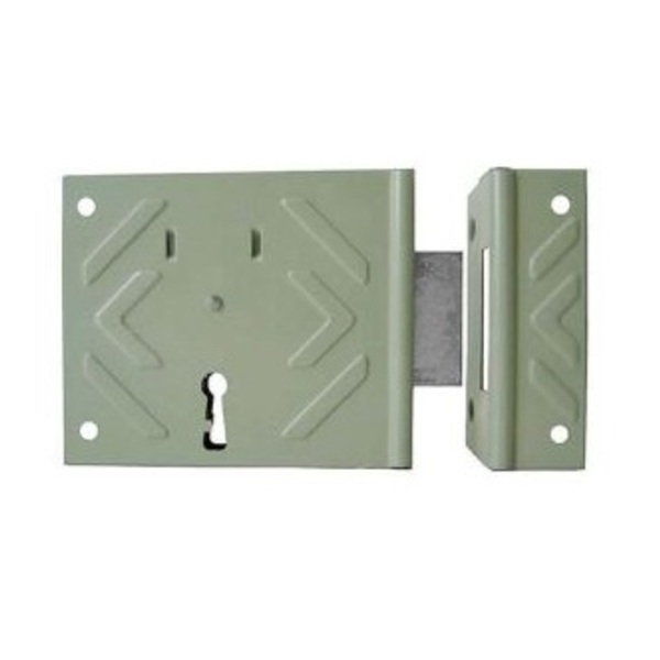 Fechadura Tipo Caixao Sobrepor 1072 Cinza Alianca