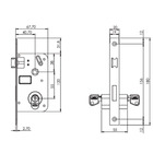 Fechadura Topazio Banheiro Roseta Latonado Oxidada 40mm União
